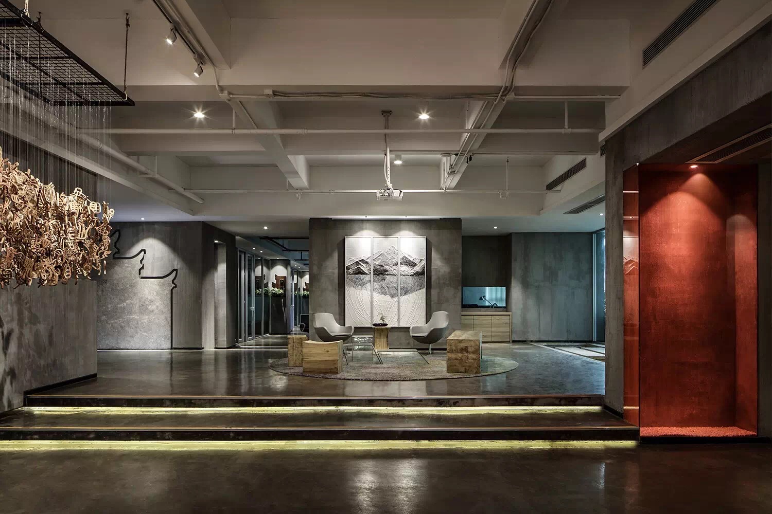 黃鋪區《明天廣場》高級灰辦公空間-第2張圖片-上海古都建筑設計集團