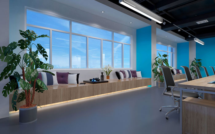 900平方電腦培訓教育行業裝修設計-第3張圖片-上海古都建筑設計集團 900平方電腦培訓教育行業裝修設計-第3張圖片-上海古都建筑設計集團