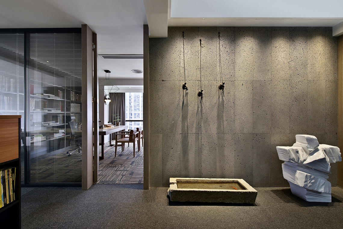 財務咨詢公司中式風格辦公室裝修設計-第3張圖片-上海古都建筑設計集團 財務咨詢公司中式風格辦公室裝修設計-第3張圖片-上海古都建筑設計集團