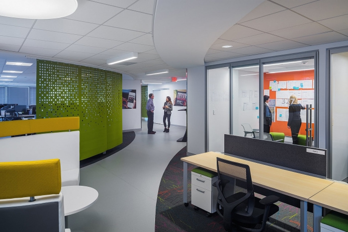 靈活開放的國際總部辦公室設計裝修圖-第5張圖片-上海古都建筑設計集團 靈活開放的國際總部辦公室設計裝修圖-第5張圖片-上海古都建筑設計集團