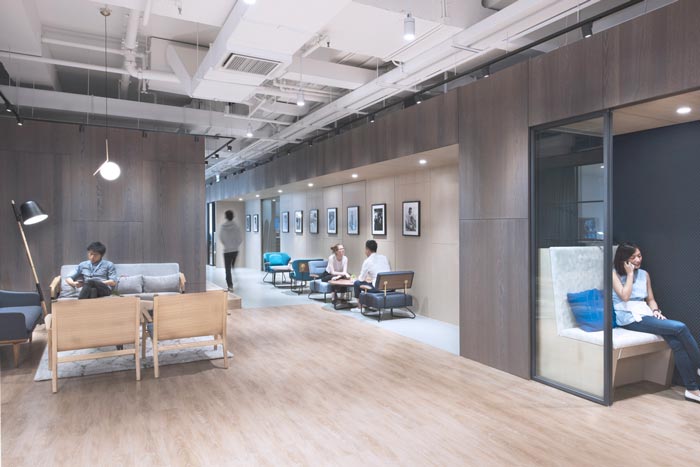 楊浦區辦公室裝修音樂傳媒公司設計案例-第2張圖片-上海古都建筑設計集團