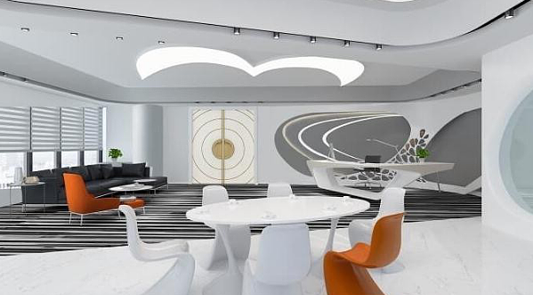 寶山區人力資源公司辦公室裝修設計-第3張圖片-上海古都建筑設計集團 寶山區人力資源公司辦公室裝修設計-第3張圖片-上海古都建筑設計集團