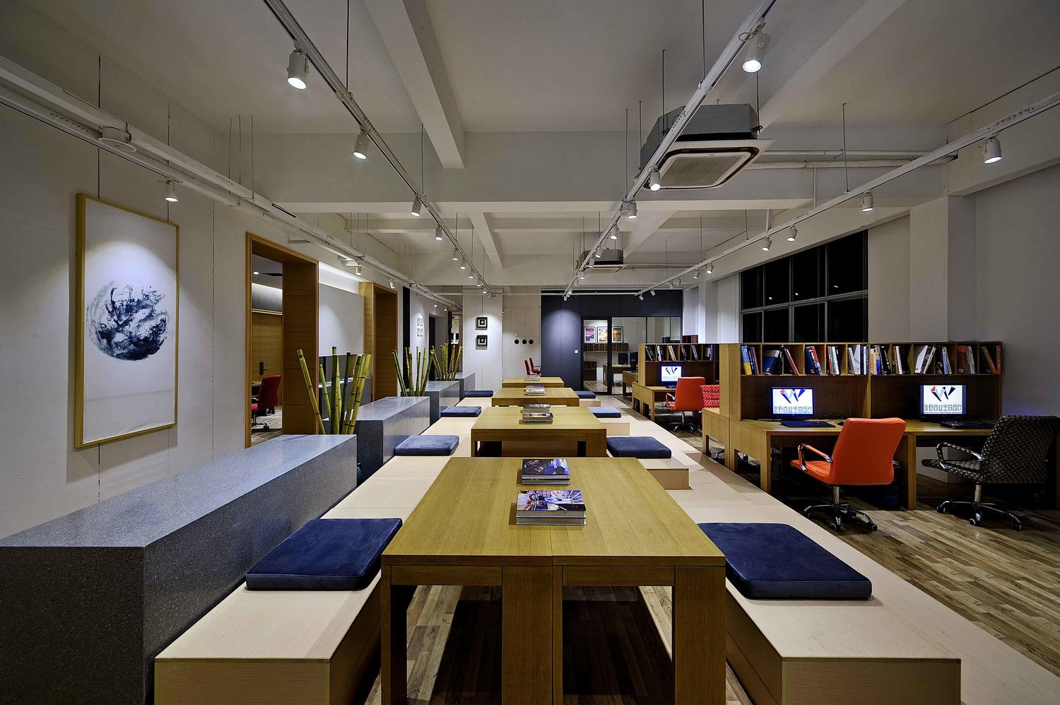 閔行區280平辦公室裝修混搭風格設計-第1張圖片-上海古都建筑設計集團 閔行區280平辦公室裝修混搭風格設計-第1張圖片-上海古都建筑設計集團