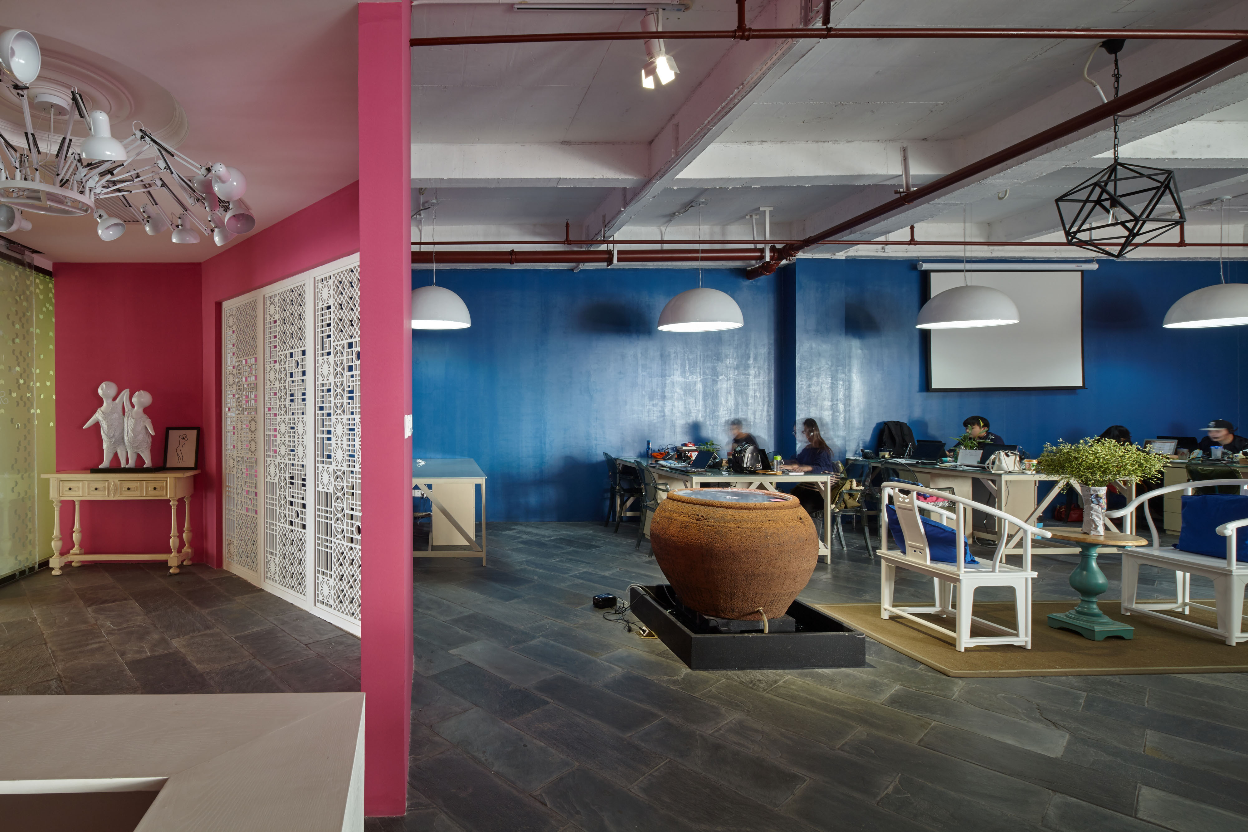 浦東新區180平辦公室裝修loft風格設計-第1張圖片-上海古都建筑設計集團