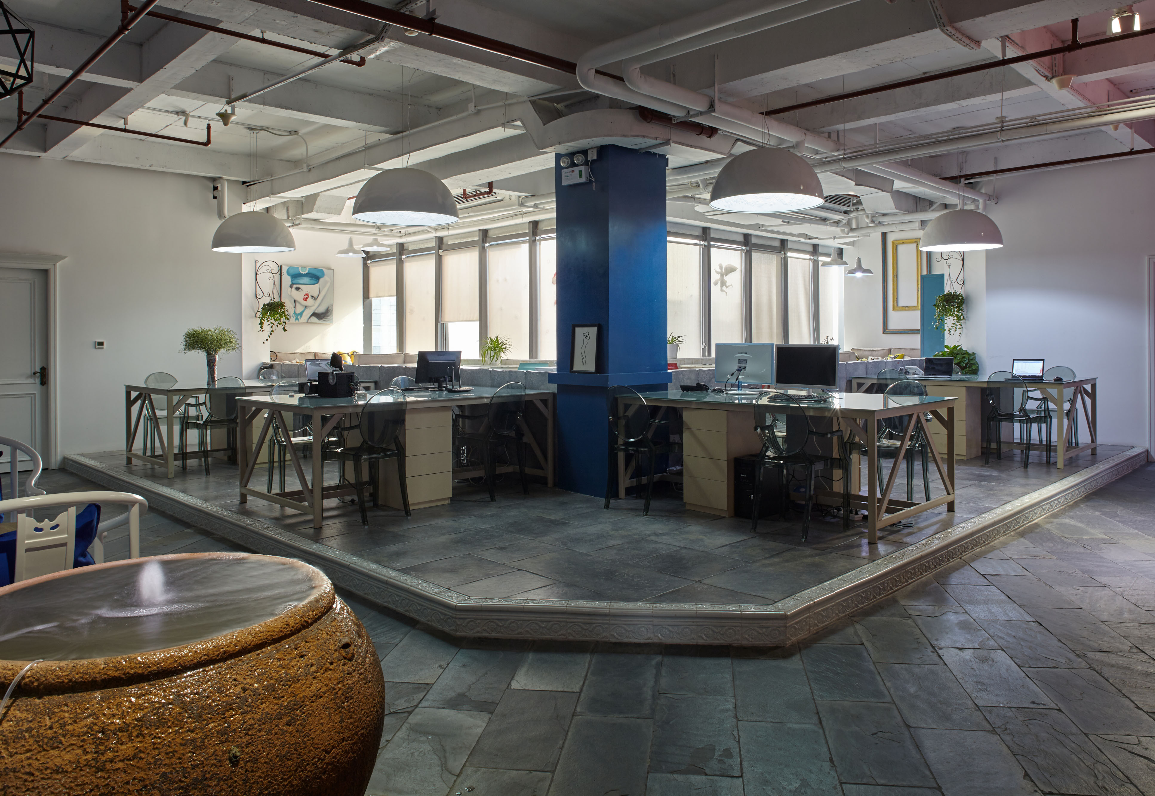 浦東新區180平辦公室裝修loft風格設計-第3張圖片-上海古都建筑設計集團