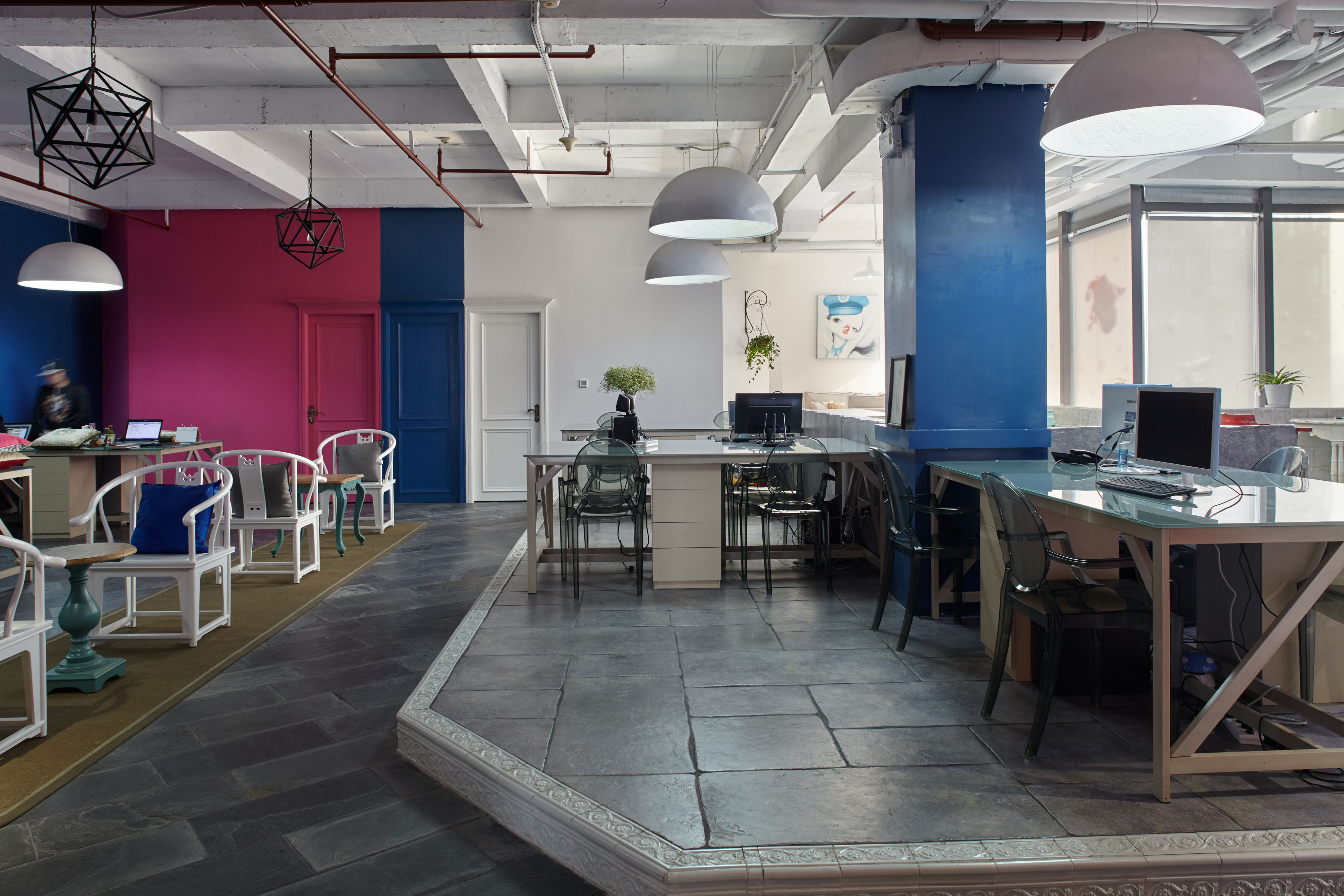 浦東新區180平辦公室裝修loft風格設計-第4張圖片-上海古都建筑設計集團