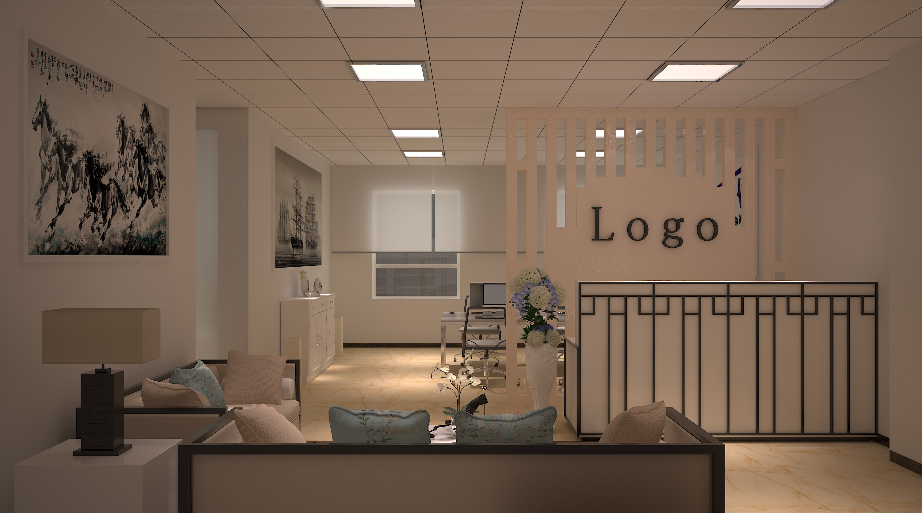 嘉定區辦公室裝修寫字樓裝修設計-第1張圖片-上海古都建筑設計集團 嘉定區辦公室裝修寫字樓裝修設計-第1張圖片-上海古都建筑設計集團