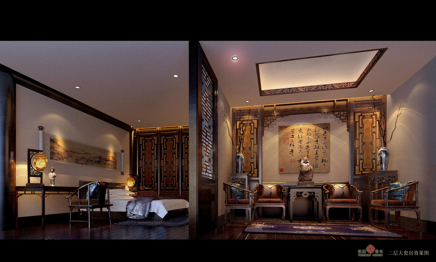 徐匯區180平辦公室裝修四合院風格設計-第2張圖片-上海古都建筑設計集團