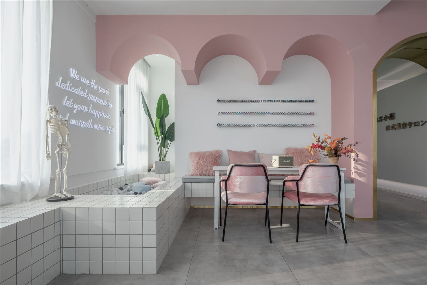 長寧區(qū)120平美容店辦公室裝修設(shè)計-第4張圖片-上海古都建筑設(shè)計集團 長寧區(qū)120平美容店辦公室裝修設(shè)計-第4張圖片-上海古都建筑設(shè)計集團