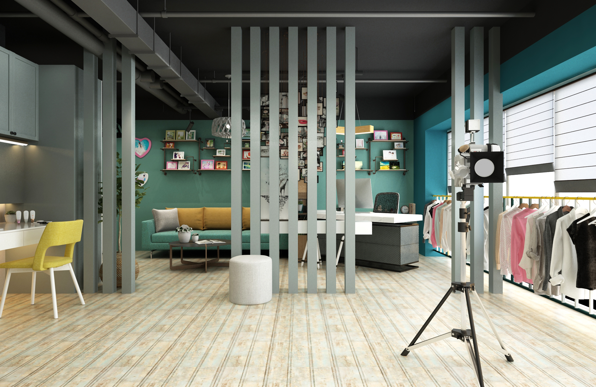 徐匯區小型攝影棚辦公室裝修設計-第2張圖片-上海古都建筑設計集團 徐匯區小型攝影棚辦公室裝修設計-第2張圖片-上海古都建筑設計集團