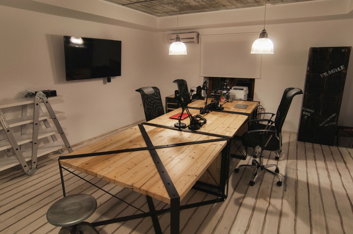 黃浦區復古復式風格辦公室裝修設計-第3張圖片-上海古都建筑設計集團