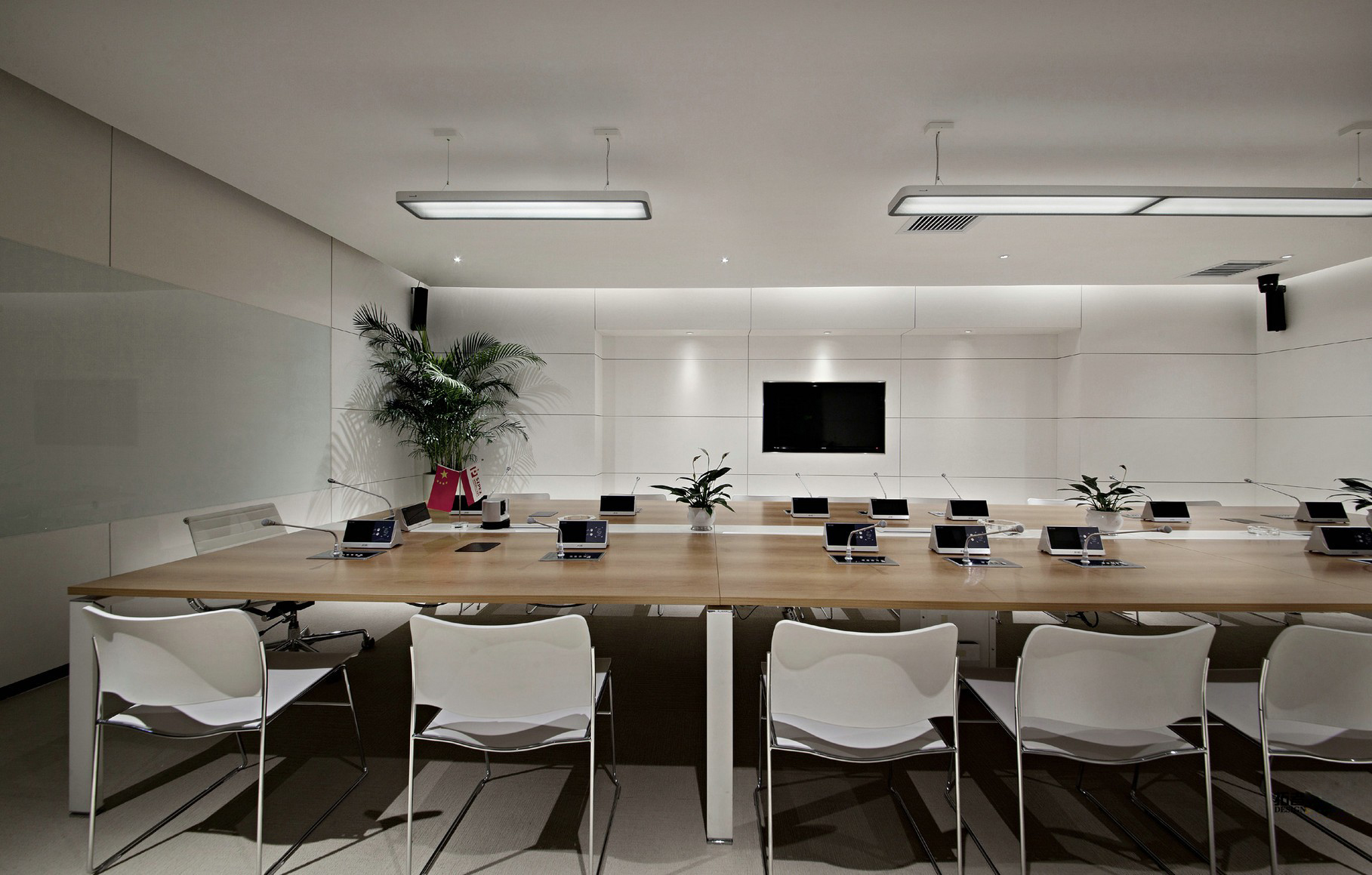 120平化工所會議室裝修設計-第3張圖片-上海古都建筑設計集團 120平化工所會議室裝修設計-第3張圖片-上海古都建筑設計集團