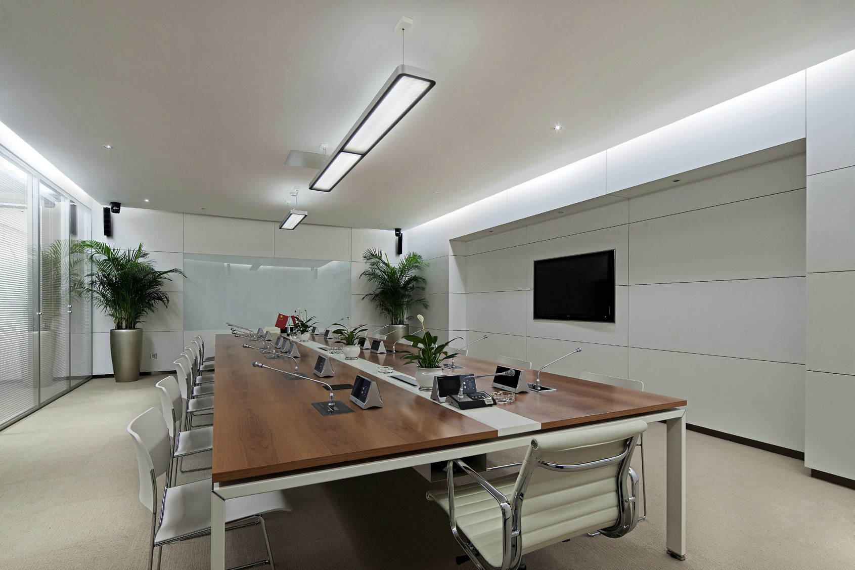 120平化工所會議室裝修設計-第4張圖片-上海古都建筑設計集團 120平化工所會議室裝修設計-第4張圖片-上海古都建筑設計集團