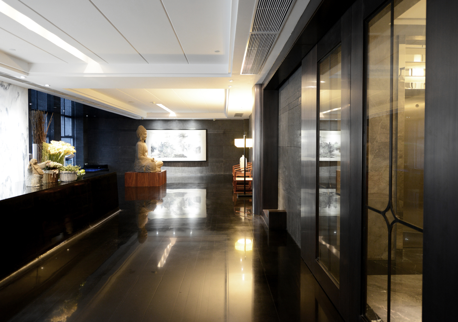 徐匯區儒雅風格辦公室裝修設計-第2張圖片-上海古都建筑設計集團 徐匯區儒雅風格辦公室裝修設計-第2張圖片-上海古都建筑設計集團