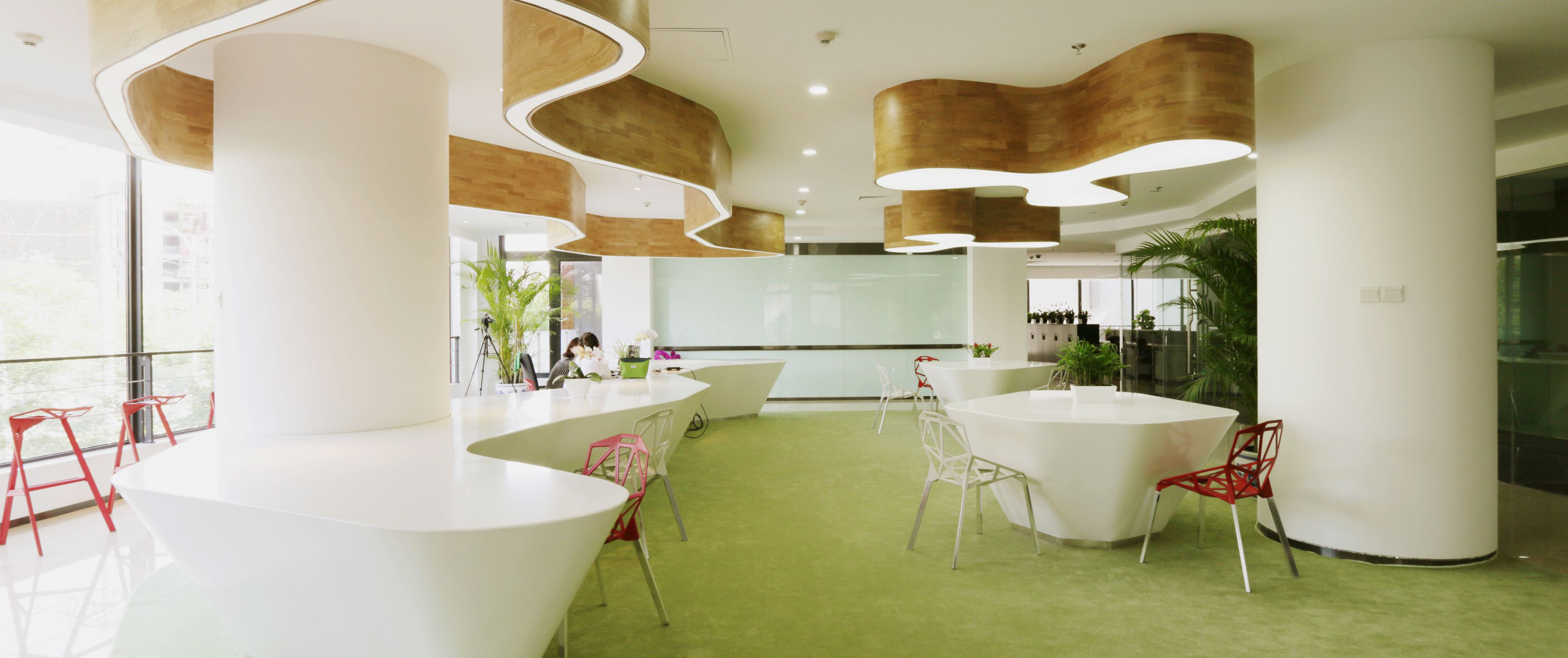 普陀區120平辦公室裝修流星花園設計方案-第2張圖片-上海古都建筑設計集團 普陀區120平辦公室裝修流星花園設計方案-第2張圖片-上海古都建筑設計集團