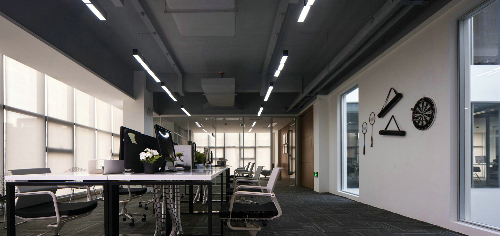 上?，F代時尚風格辦公室裝修設計-第5張圖片-上海古都建筑設計集團