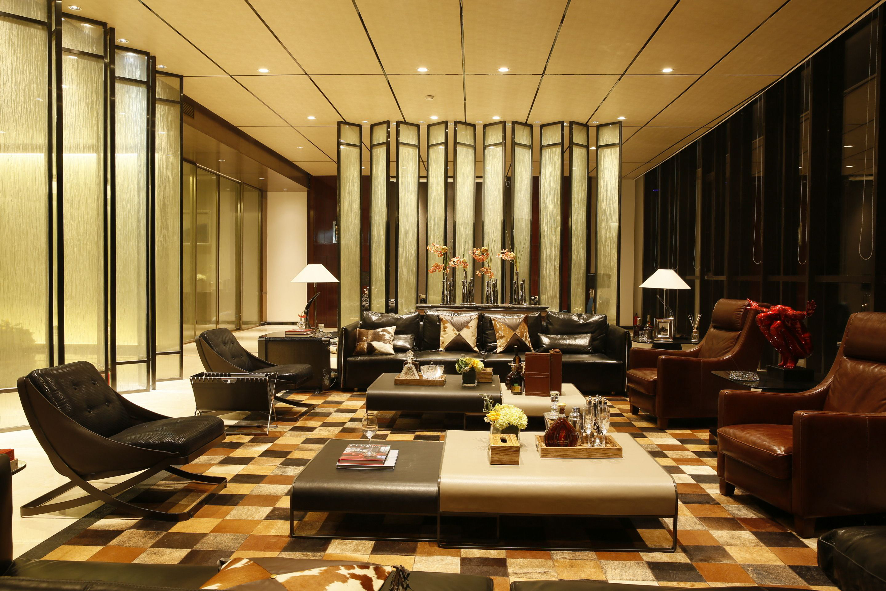 上海大氣奢華辦公室裝修設計-第5張圖片-上海古都建筑設計集團 上海大氣奢華辦公室裝修設計-第5張圖片-上海古都建筑設計集團