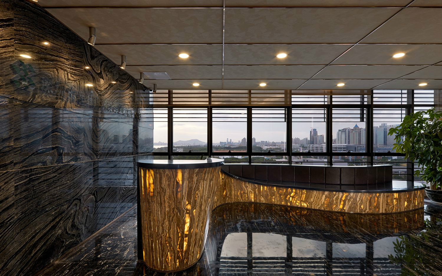 大氣奢華風格辦公室裝修設計-第1張圖片-上海古都建筑設計集團 大氣奢華風格辦公室裝修設計-第1張圖片-上海古都建筑設計集團