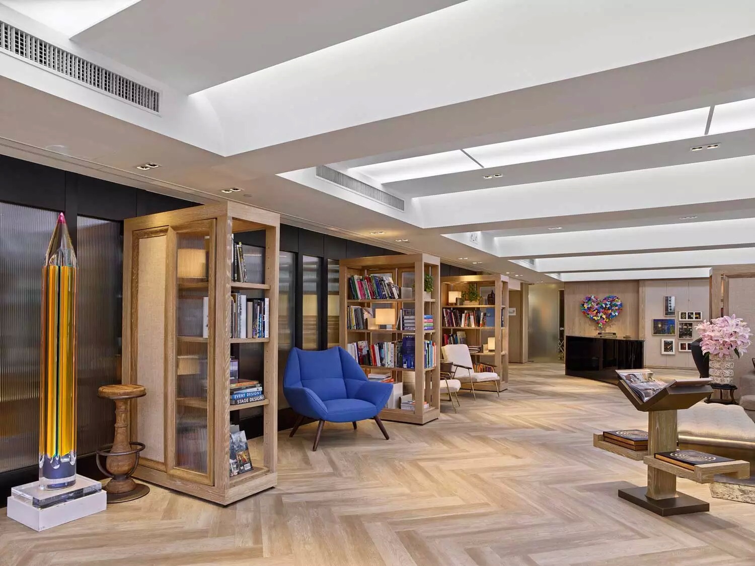 簡約圖書室辦公室裝修設計-第4張圖片-上海古都建筑設計集團 簡約圖書室辦公室裝修設計-第4張圖片-上海古都建筑設計集團