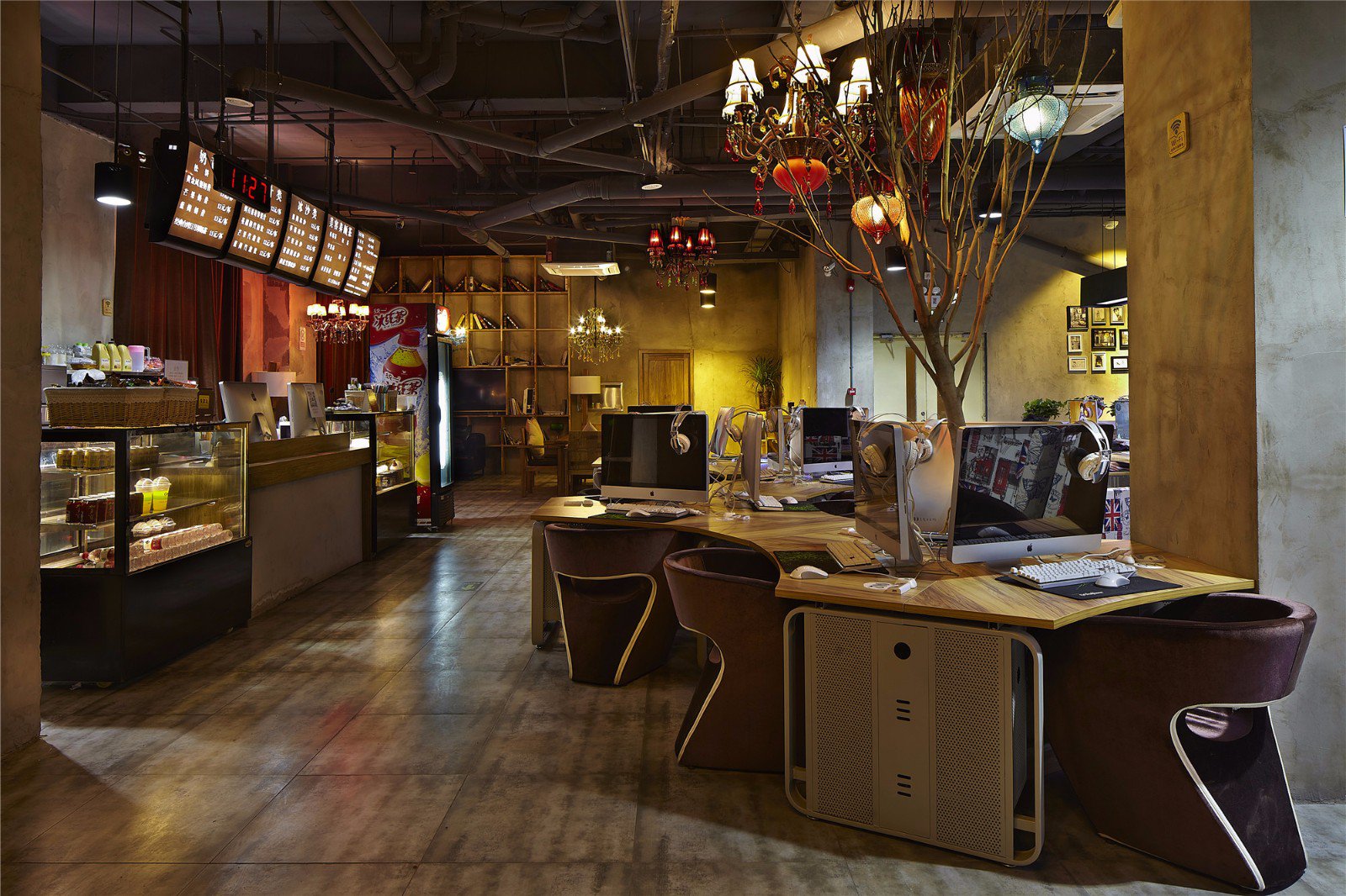 浦東新區工業風網吧裝修設計-第6張圖片-上海古都建筑設計集團 浦東新區工業風網吧裝修設計-第6張圖片-上海古都建筑設計集團