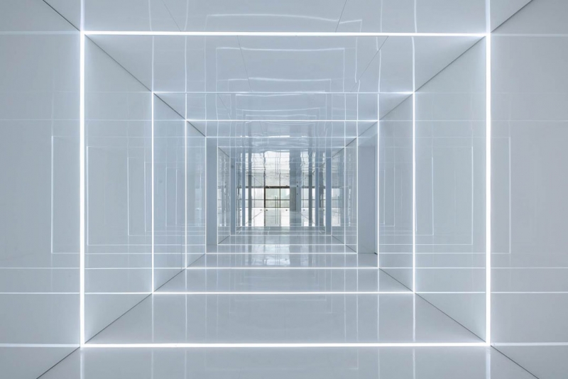 上海玻璃科技風格辦公室裝修設計-第4張圖片-上海古都建筑設計集團 上海玻璃科技風格辦公室裝修設計-第4張圖片-上海古都建筑設計集團