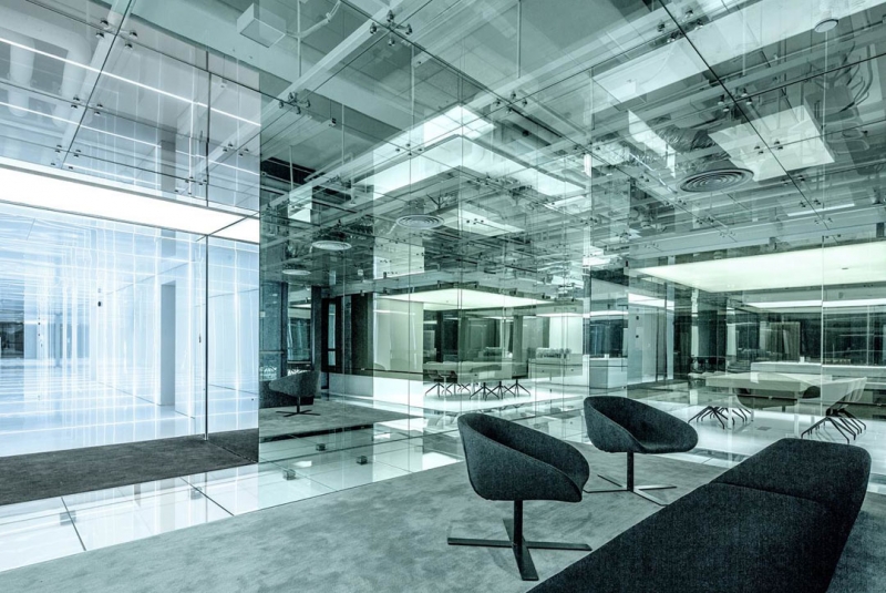 上海玻璃科技風格辦公室裝修設計-第11張圖片-上海古都建筑設計集團 上海玻璃科技風格辦公室裝修設計-第11張圖片-上海古都建筑設計集團