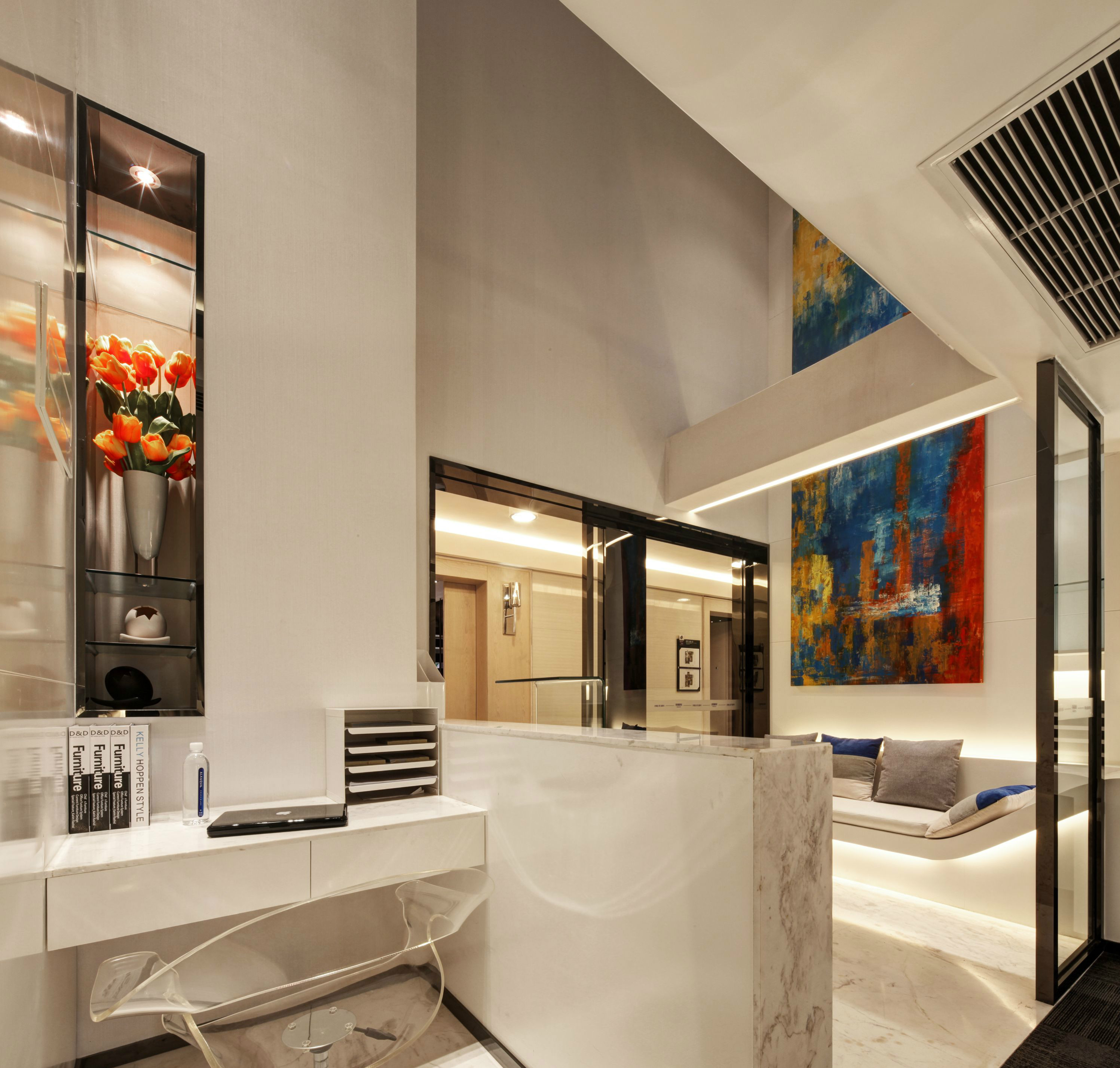 黃浦區英倫風格辦公室裝修設計-第3張圖片-上海古都建筑設計集團