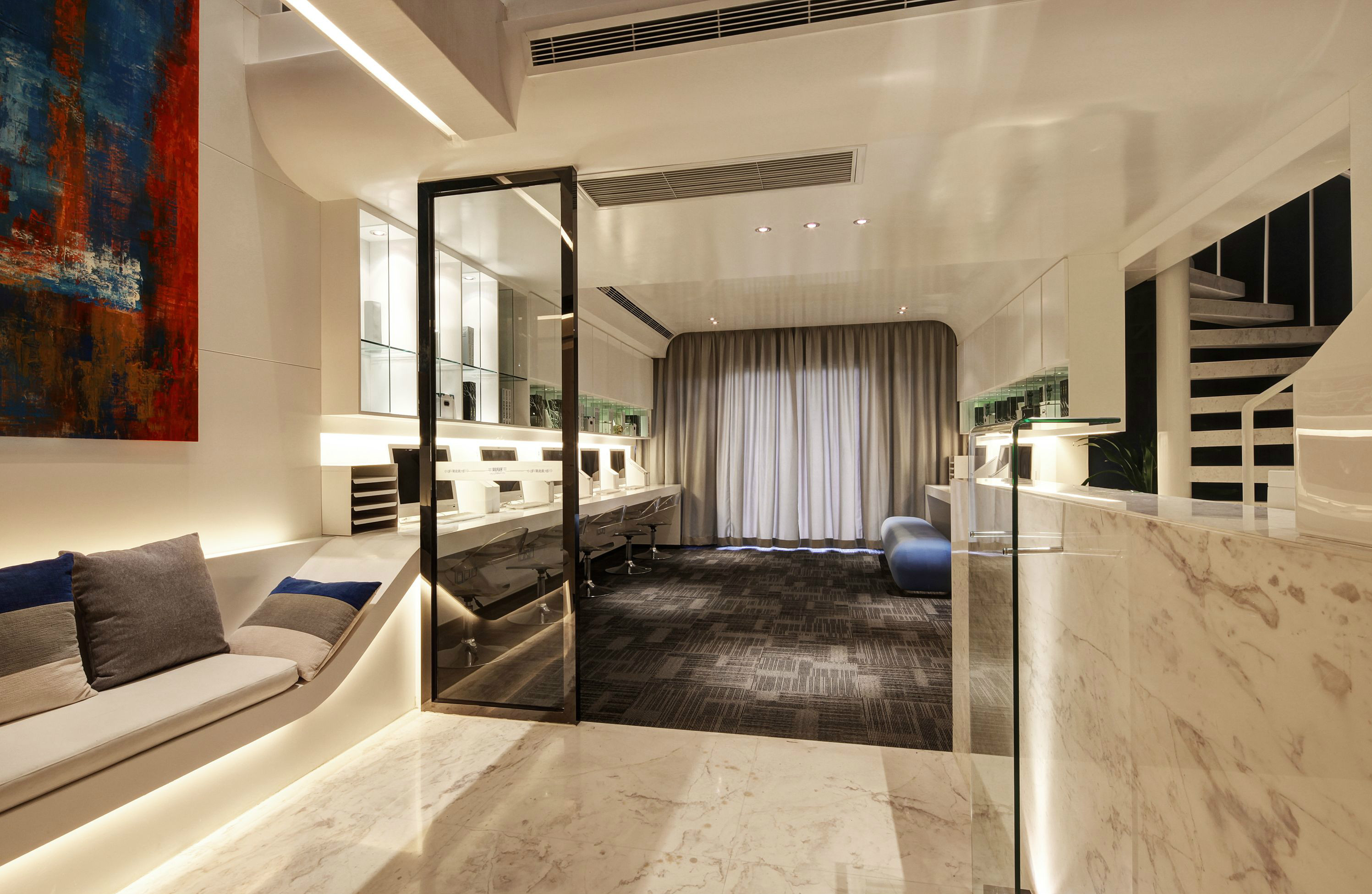 黃浦區英倫風格辦公室裝修設計-第4張圖片-上海古都建筑設計集團