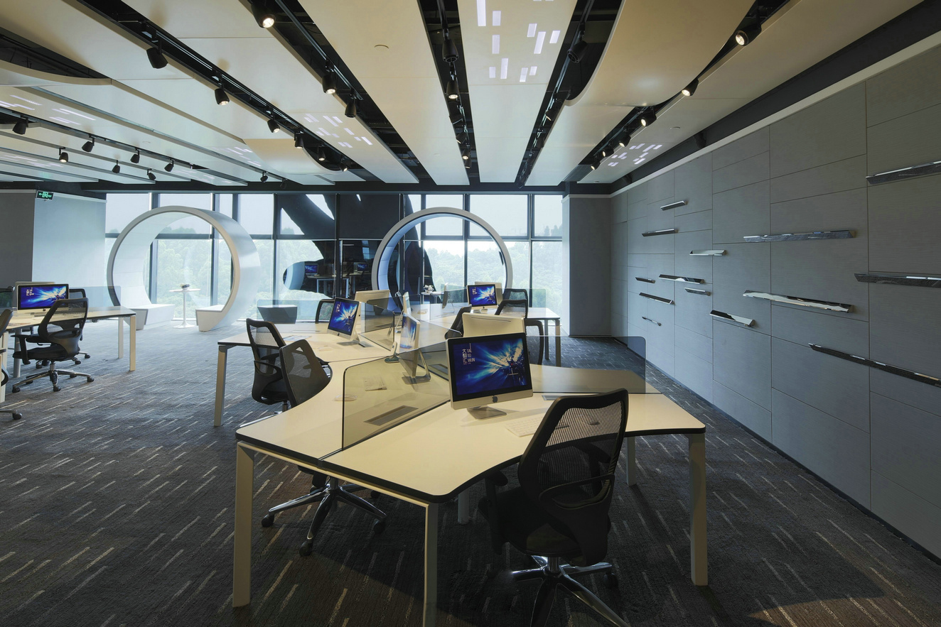 保利科技風辦公室裝修設計-第8張圖片-上海古都建筑設計集團 保利科技風辦公室裝修設計-第8張圖片-上海古都建筑設計集團