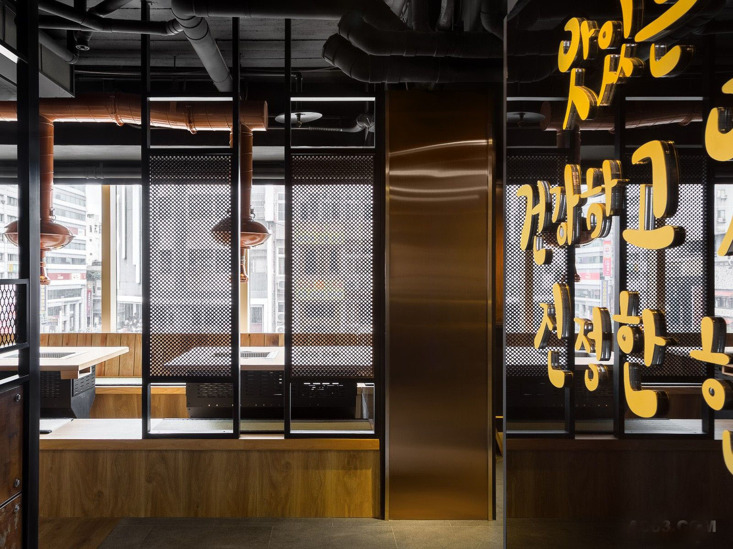 青浦區韓式烤肉辦公室裝修設計-第2張圖片-上海古都建筑設計集團 青浦區韓式烤肉辦公室裝修設計-第2張圖片-上海古都建筑設計集團