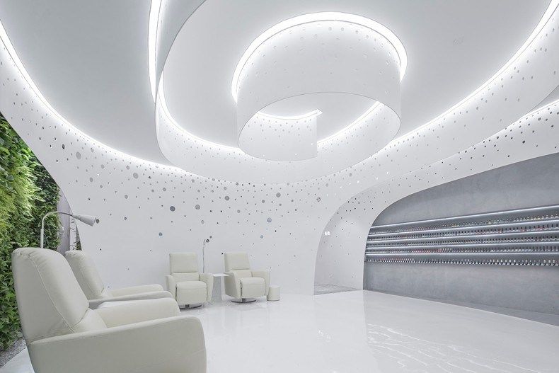 松江區簡約風格美甲店裝修設計-第5張圖片-上海古都建筑設計集團 松江區簡約風格美甲店裝修設計-第5張圖片-上海古都建筑設計集團