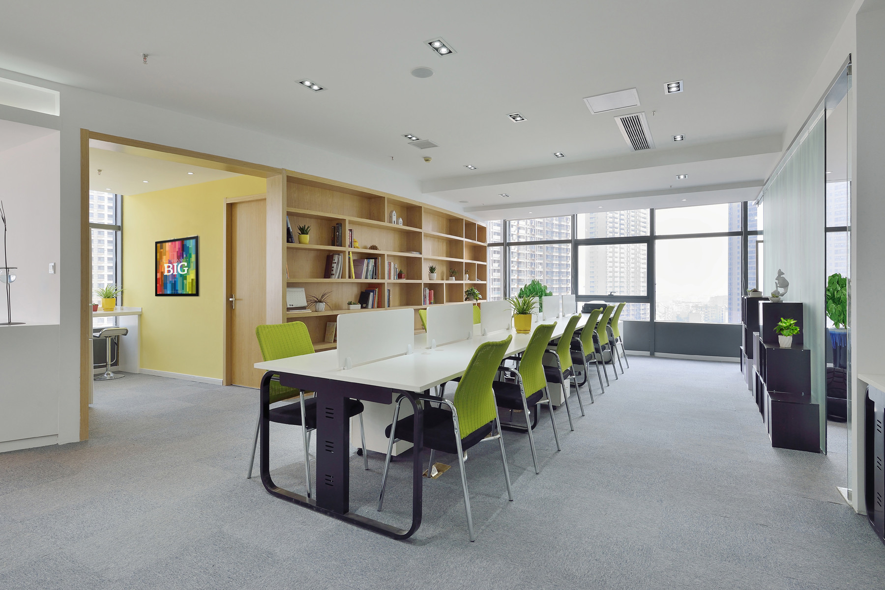 青浦區辦公室裝修簡約風設計-第2張圖片-上海古都建筑設計集團 青浦區辦公室裝修簡約風設計-第2張圖片-上海古都建筑設計集團