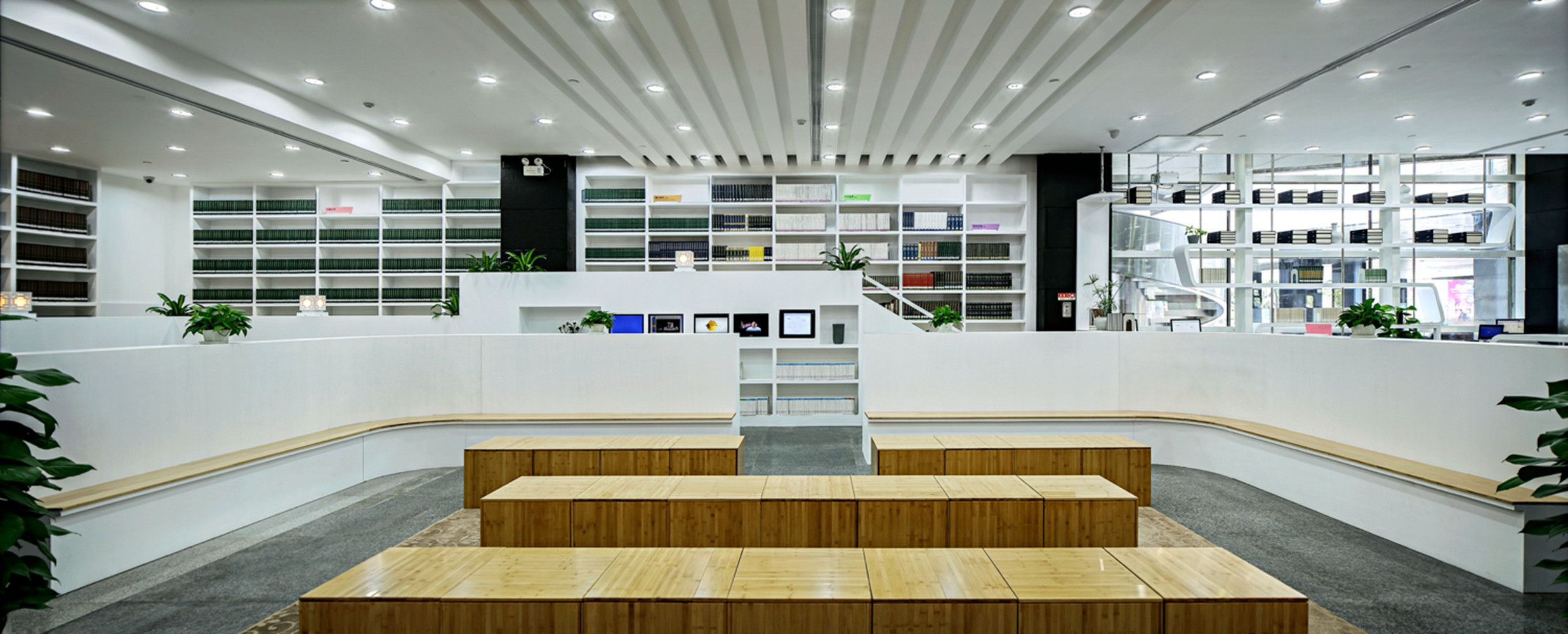 嘉定區簡約風格圖書館裝修設計-第3張圖片-上海古都建筑設計集團 嘉定區簡約風格圖書館裝修設計-第3張圖片-上海古都建筑設計集團