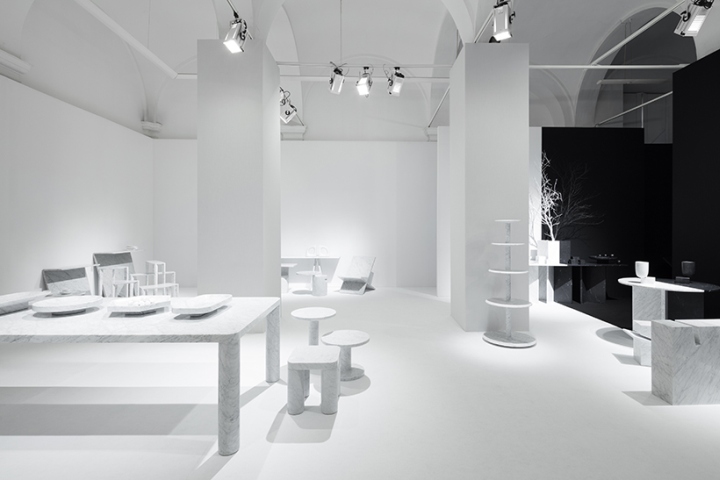 浦東新區黑白簡約風格展廳裝修設計-第6張圖片-上海古都建筑設計集團