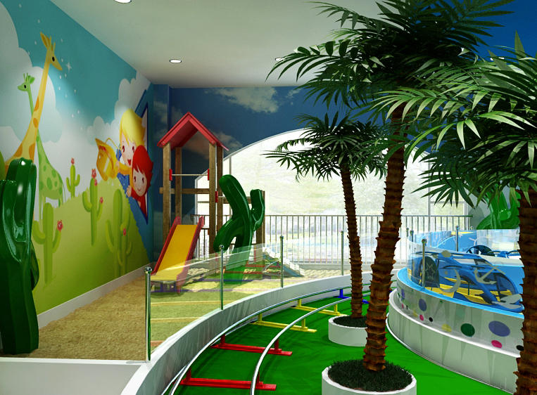 普陀區現代兒童樂園裝修設計-第3張圖片-上海古都建筑設計集團 普陀區現代兒童樂園裝修設計-第3張圖片-上海古都建筑設計集團