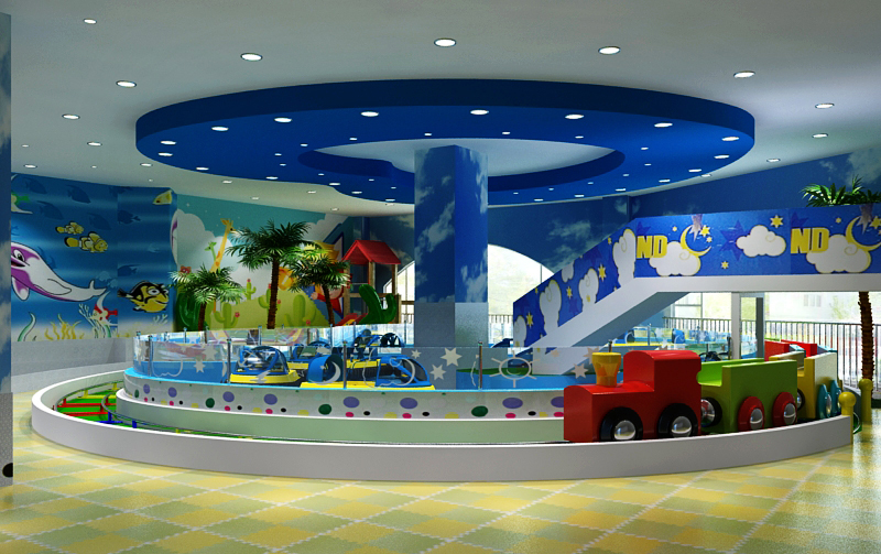 普陀區現代兒童樂園裝修設計-第2張圖片-上海古都建筑設計集團 普陀區現代兒童樂園裝修設計-第2張圖片-上海古都建筑設計集團