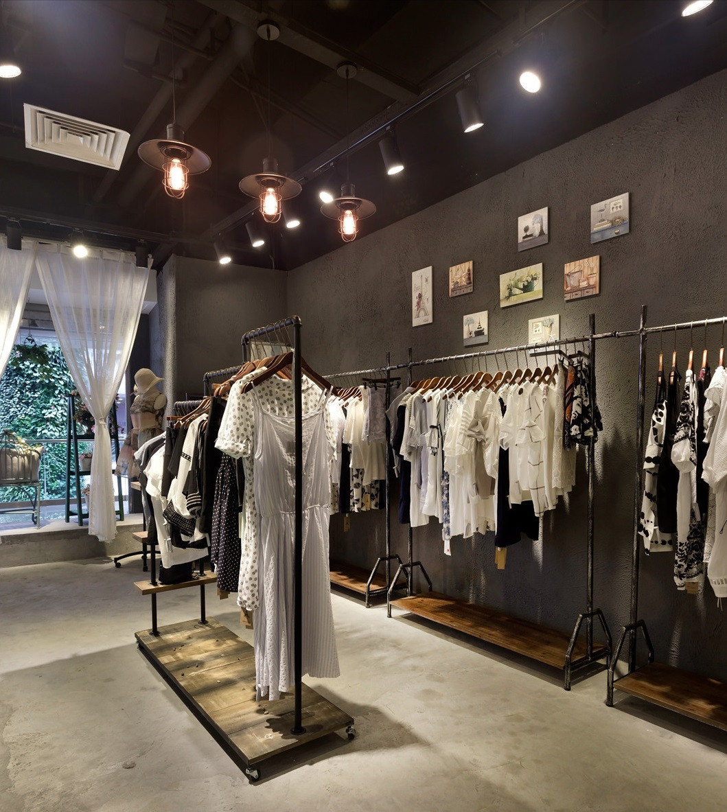 loft風格女裝店裝修設計-第2張圖片-上海古都建筑設計集團 loft風格女裝店裝修設計-第2張圖片-上海古都建筑設計集團