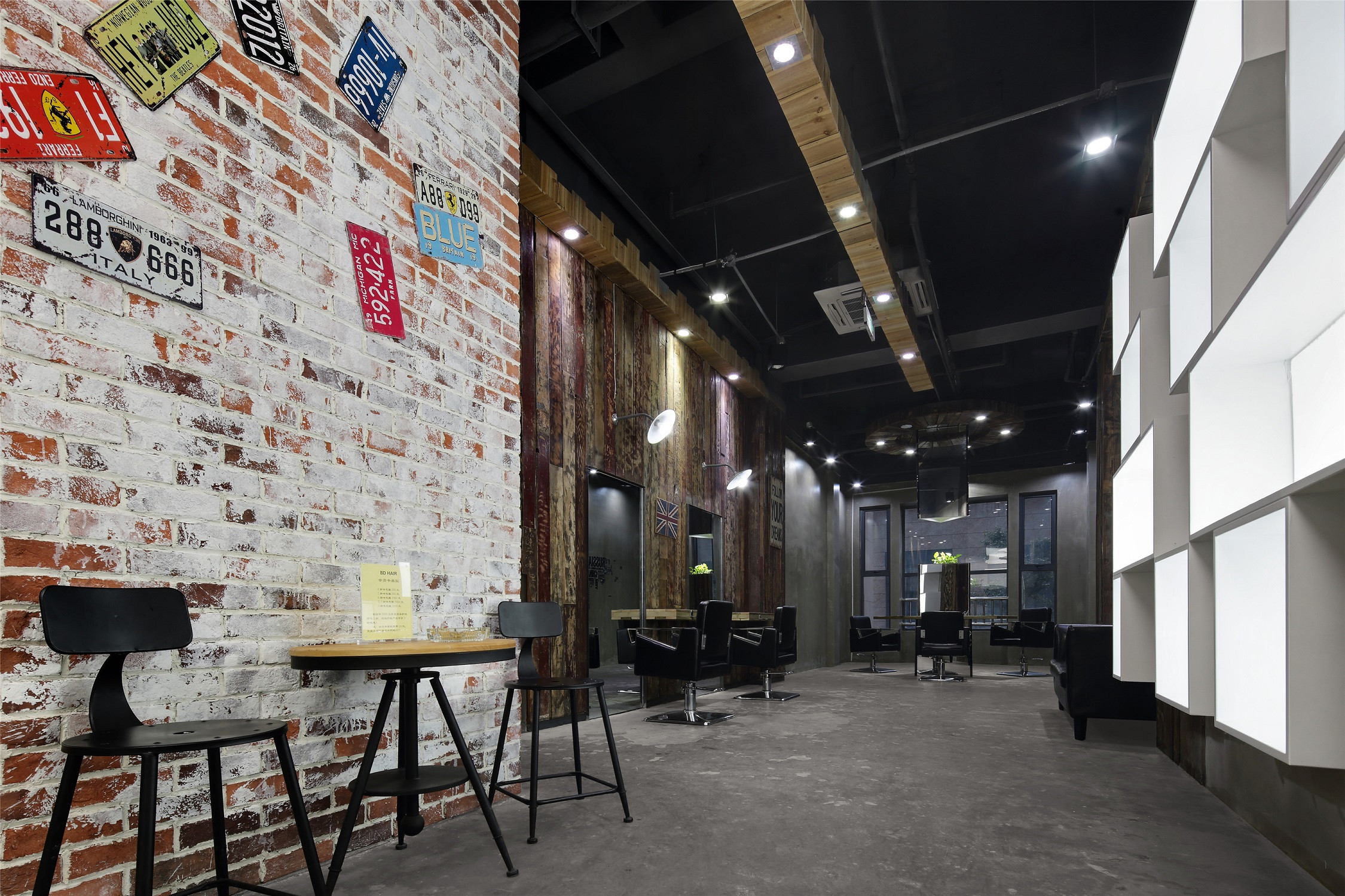 簡約理發店裝修設計效果圖-第4張圖片-上海古都建筑設計集團 簡約理發店裝修設計效果圖-第4張圖片-上海古都建筑設計集團