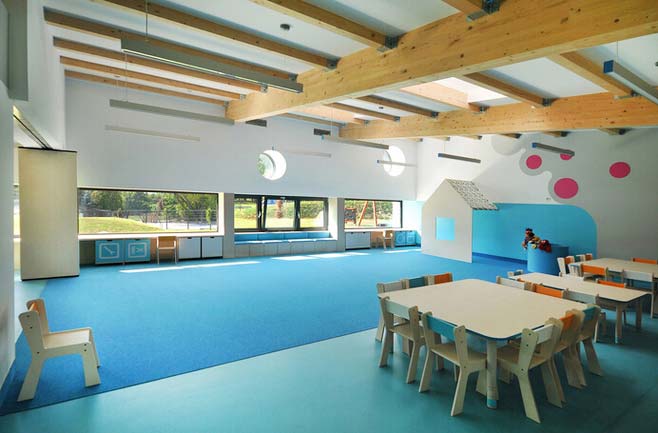 空曠明亮幼兒園裝修設計-第2張圖片-上海古都建筑設計集團 空曠明亮幼兒園裝修設計-第2張圖片-上海古都建筑設計集團