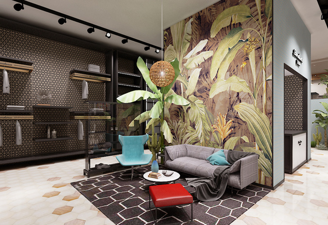 高檔男士服裝店裝修設計-第4張圖片-上海古都建筑設計集團 高檔男士服裝店裝修設計-第4張圖片-上海古都建筑設計集團