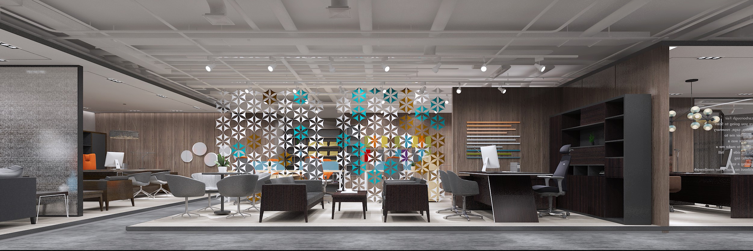 浦東新區科技智能辦公室裝修設計-第3張圖片-上海古都建筑設計集團 浦東新區科技智能辦公室裝修設計-第3張圖片-上海古都建筑設計集團