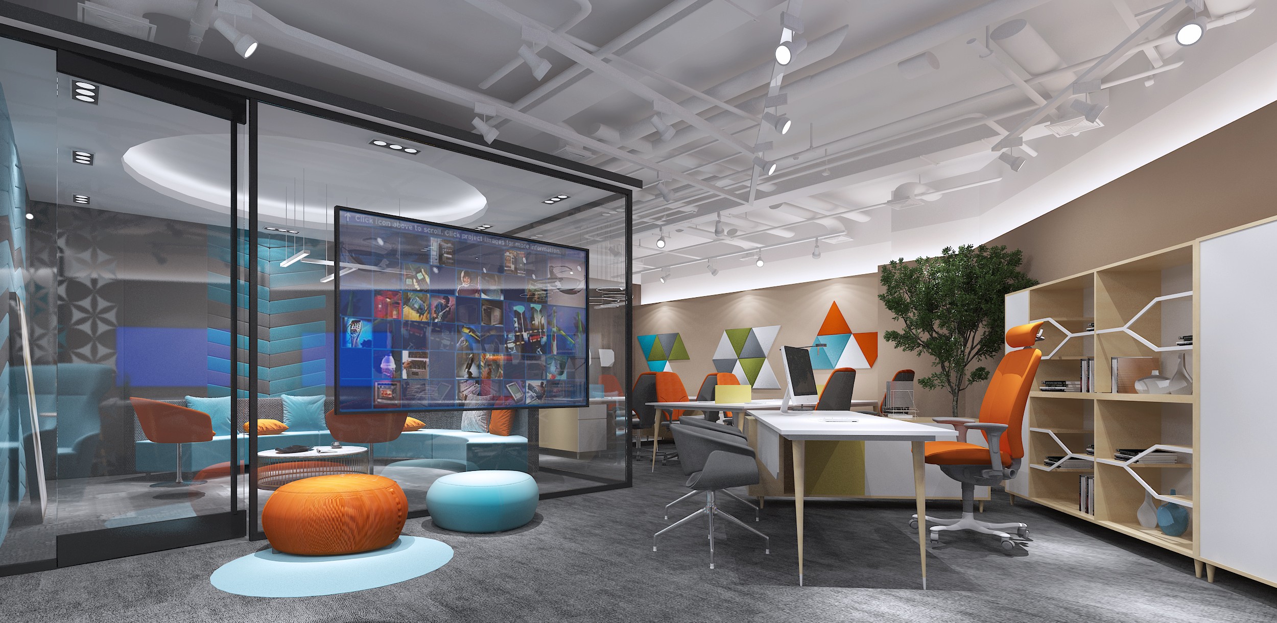 浦東新區科技智能辦公室裝修設計-第8張圖片-上海古都建筑設計集團 浦東新區科技智能辦公室裝修設計-第8張圖片-上海古都建筑設計集團