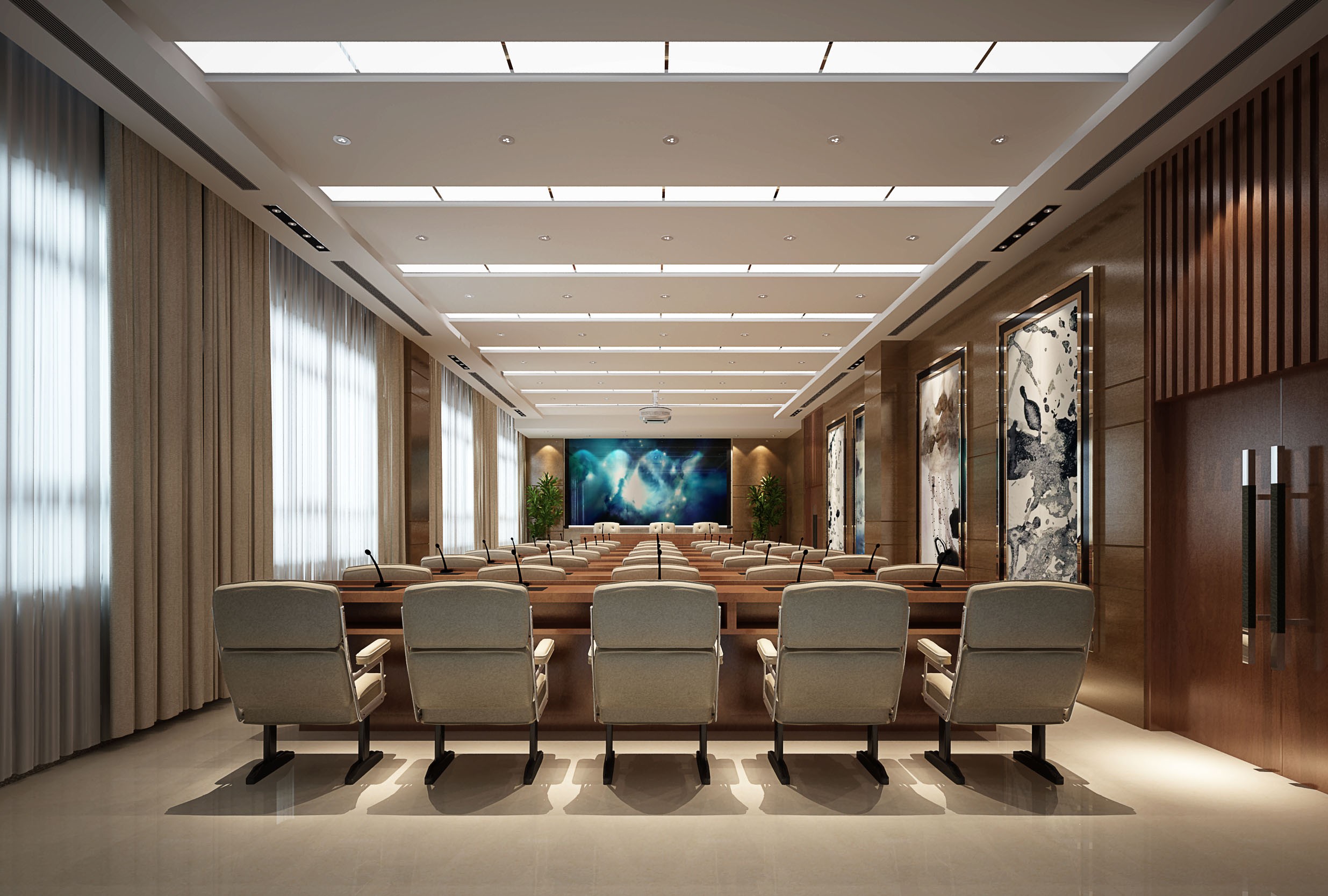 虹口區復式奢華辦公室裝修設計-第1張圖片-上海古都建筑設計集團 虹口區復式奢華辦公室裝修設計-第1張圖片-上海古都建筑設計集團