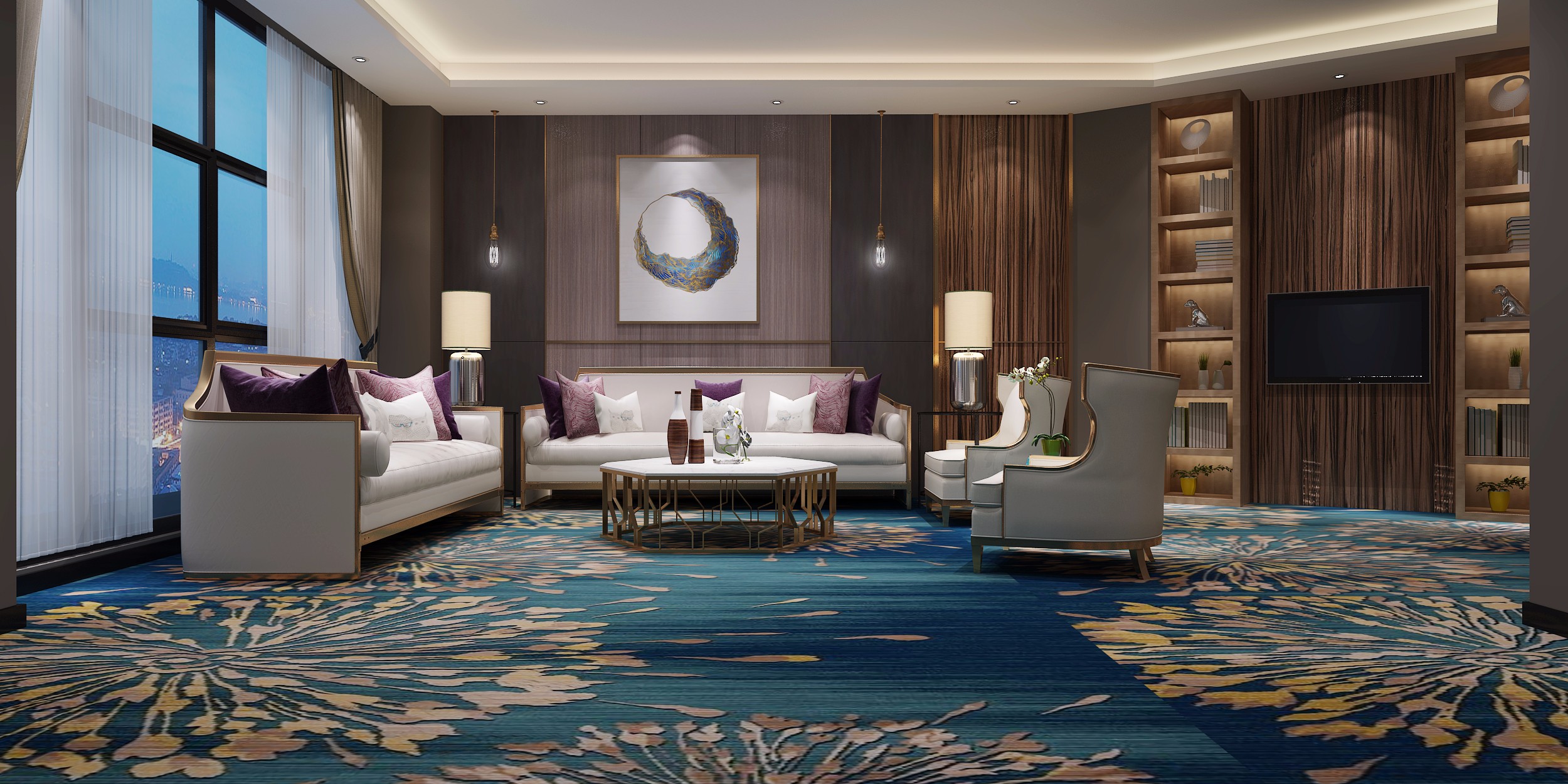 高檔奢侈辦公室裝修設計-第1張圖片-上海古都建筑設計集團 高檔奢侈辦公室裝修設計-第1張圖片-上海古都建筑設計集團