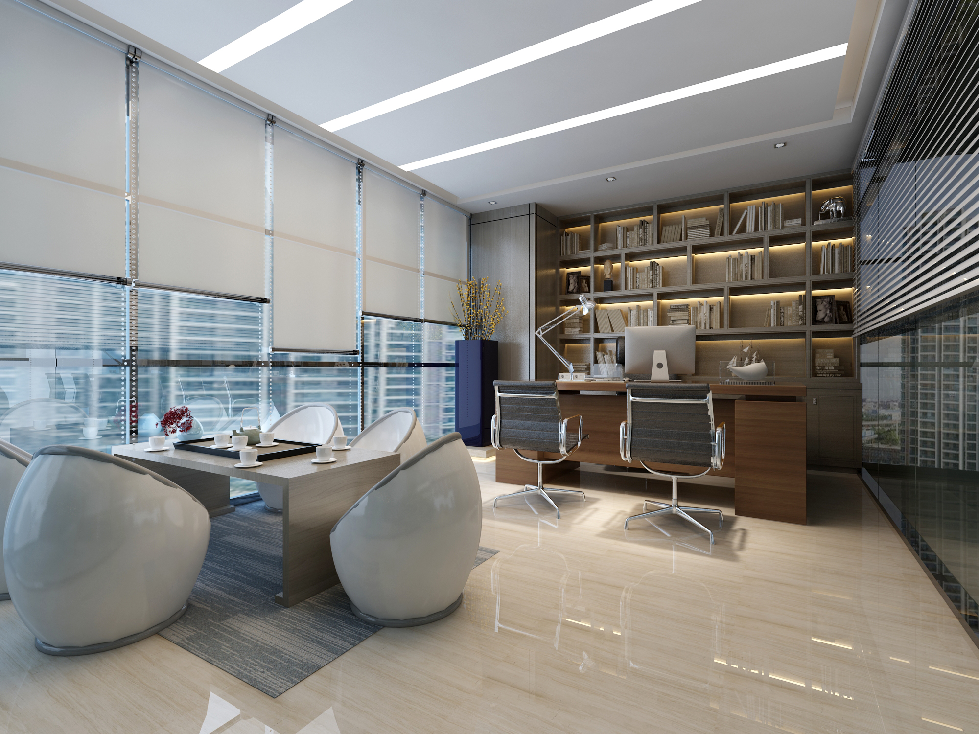 普陀區整體辦公室裝修設計-第2張圖片-上海古都建筑設計集團 普陀區整體辦公室裝修設計-第2張圖片-上海古都建筑設計集團