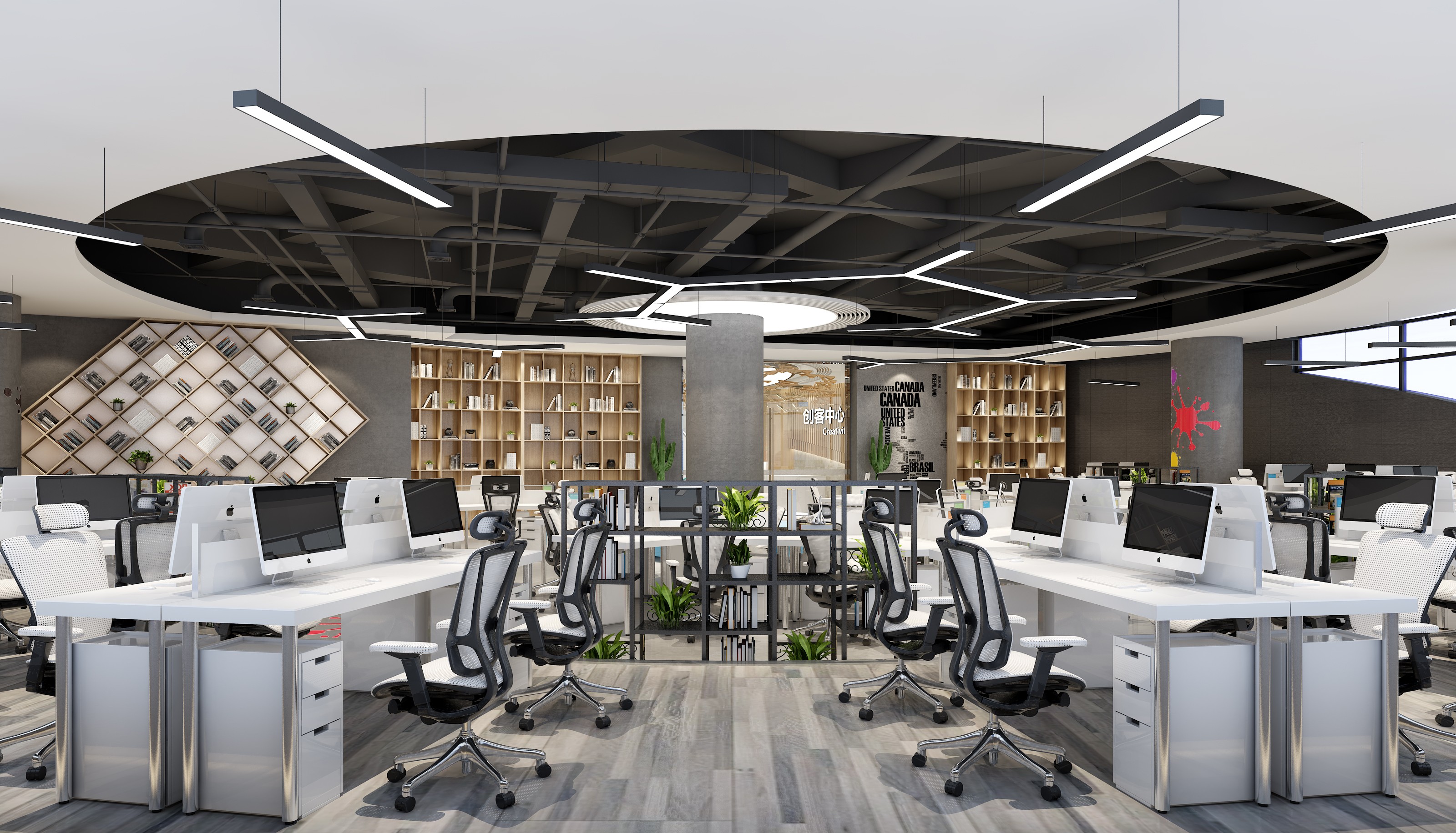 創客中心辦公室裝修設計-第5張圖片-上海古都建筑設計集團 創客中心辦公室裝修設計-第5張圖片-上海古都建筑設計集團