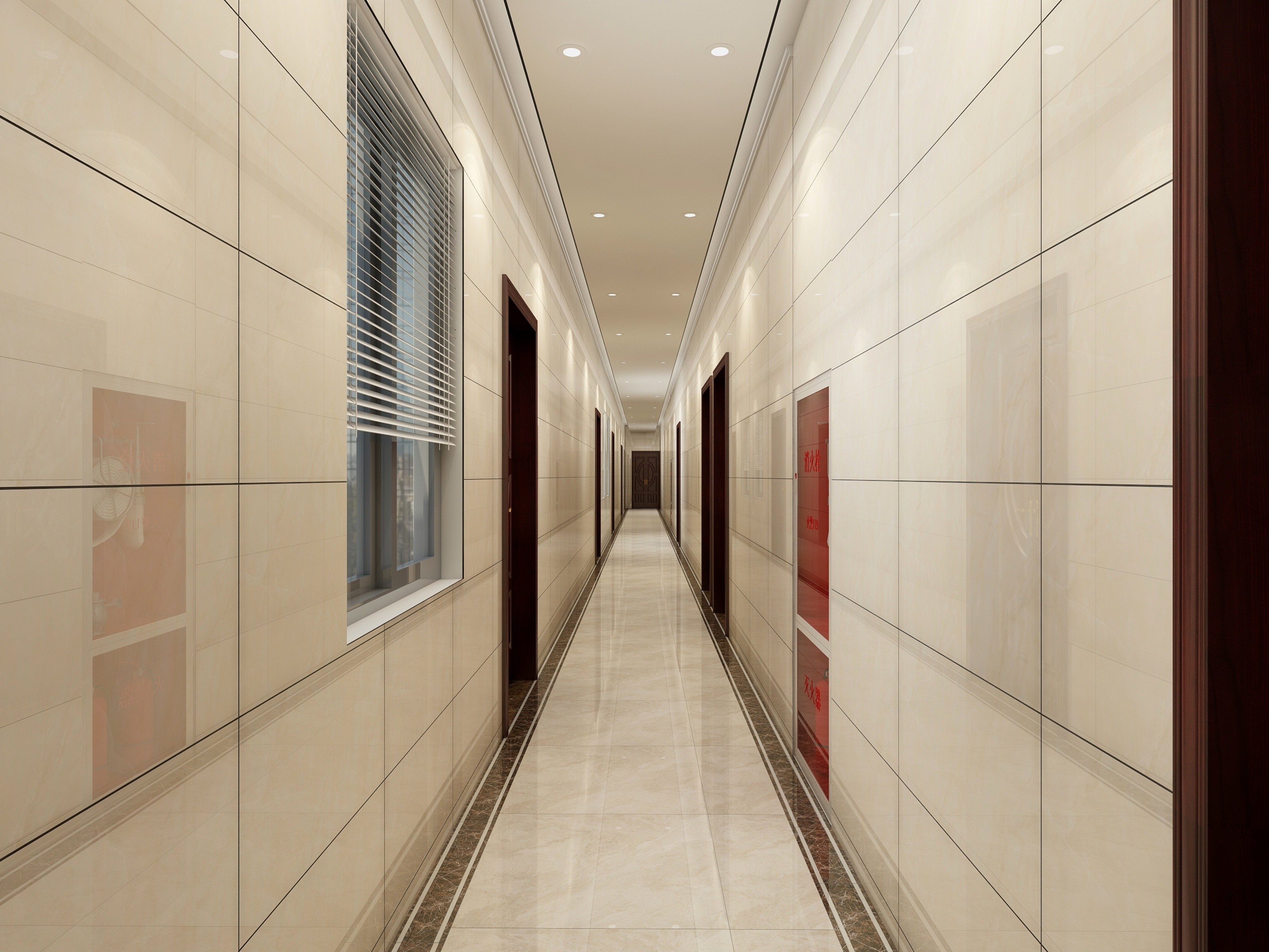 辦公室過道裝修設計效果圖-第1張圖片-上海古都建筑設計集團 辦公室過道裝修設計效果圖-第1張圖片-上海古都建筑設計集團