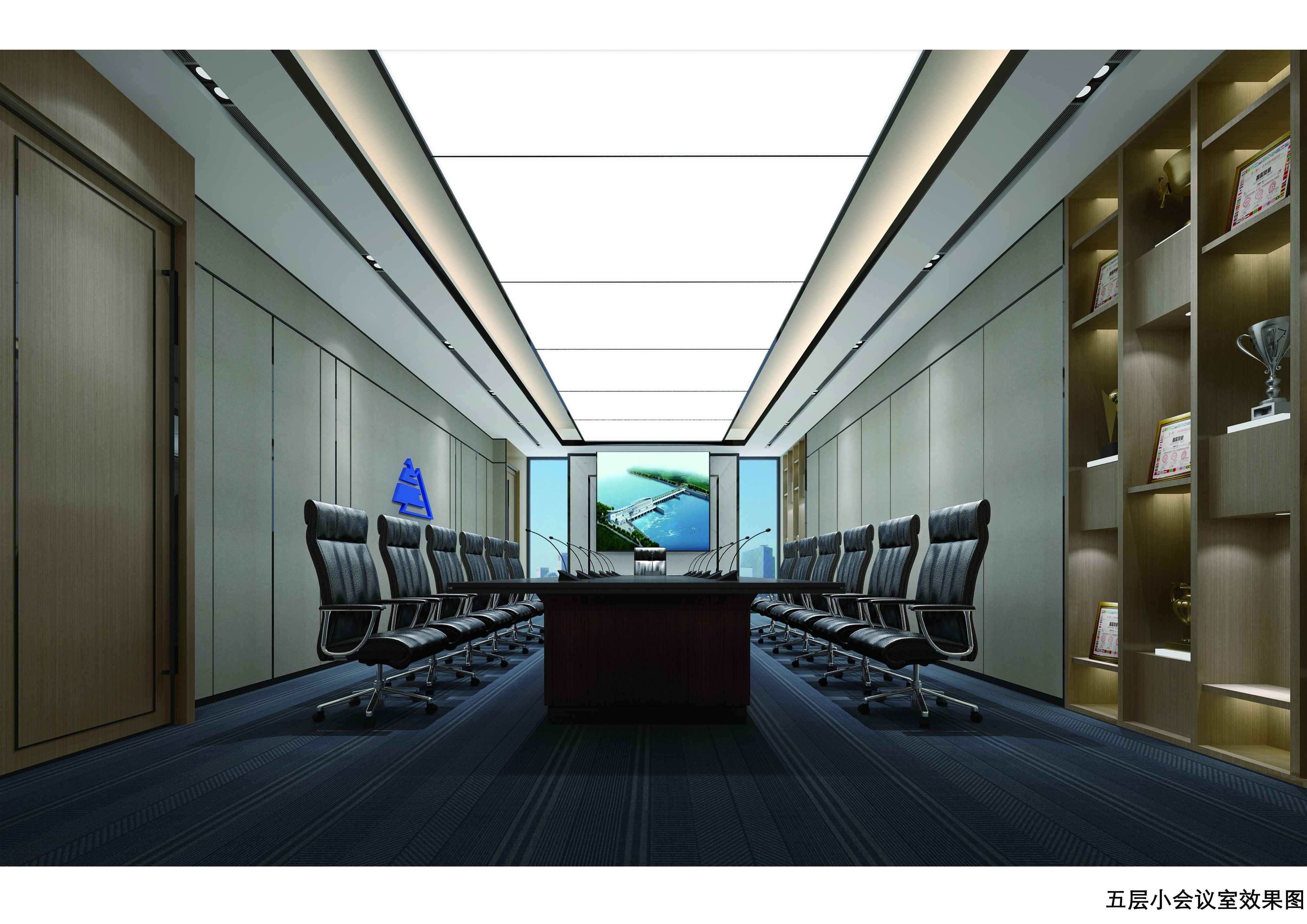 大型簡約會議室裝修設計-第3張圖片-上海古都建筑設計集團 大型簡約會議室裝修設計-第3張圖片-上海古都建筑設計集團