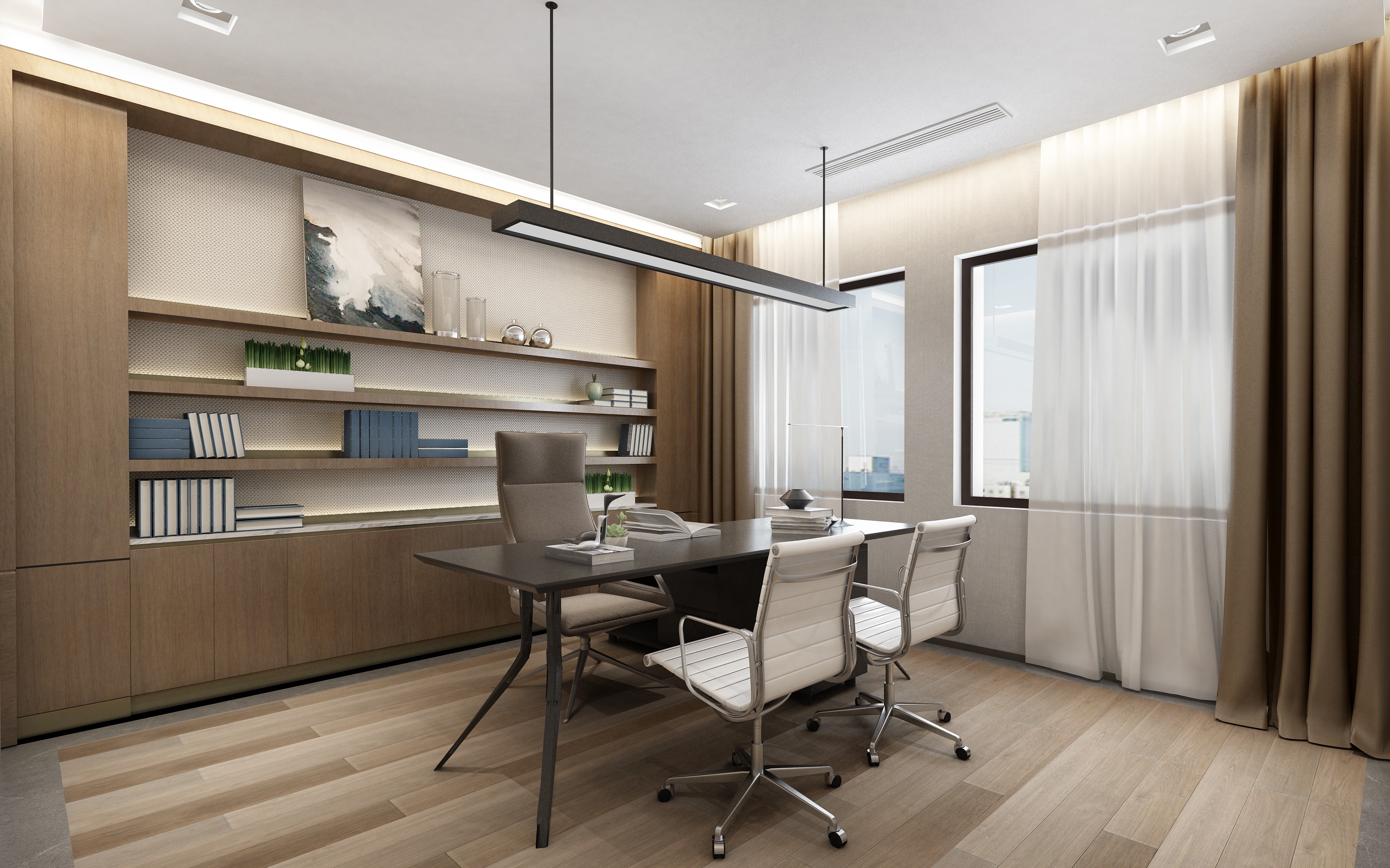 現代簡約辦公室裝修設計-第5張圖片-上海古都建筑設計集團 現代簡約辦公室裝修設計-第5張圖片-上海古都建筑設計集團