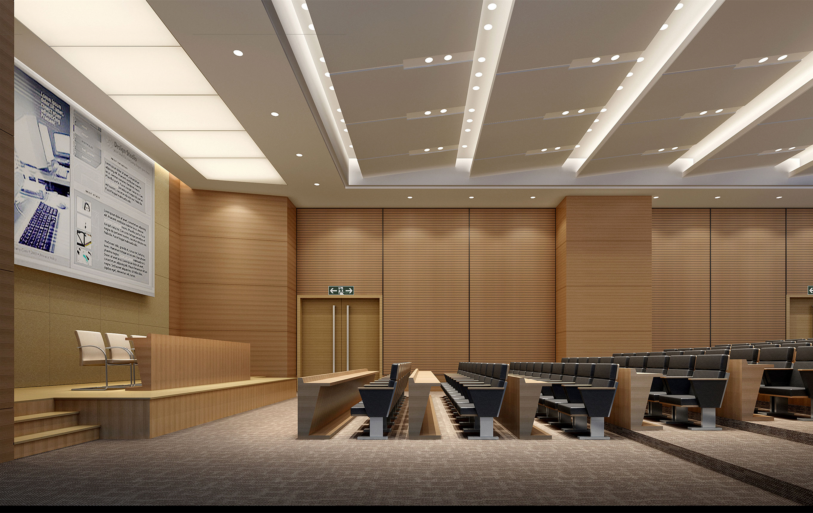 寬曠會議室裝修設計-第5張圖片-上海古都建筑設計集團 寬曠會議室裝修設計-第5張圖片-上海古都建筑設計集團